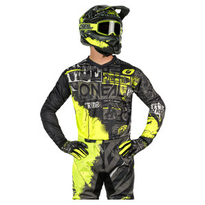 O'Neal Element Ride Jersey Schwarz Neon Gelb von O'Neal