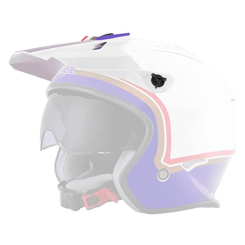 Spare Visor VOLT Helmet ROTHMANS Weiß/purple/red von O'NEAL