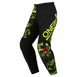 O'Neal Element Attack MX-Hose Schwarz Neon Gelb von O'Neal