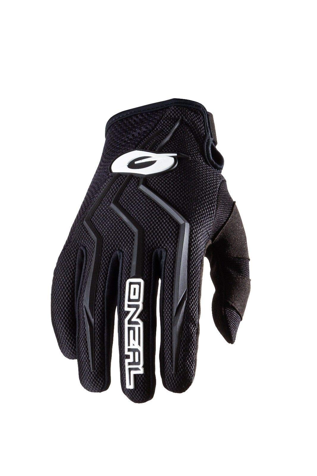 O'NEAL | Fahrrad- & Motocross-Handschuhe | MX MTB Mountainbike Enduro Motorrad | Sichere Passform, Ergonomische Polsterung, TPR-Streifen | Element Glove | Erwachsene | Schwarz | Größe S von O'NEAL