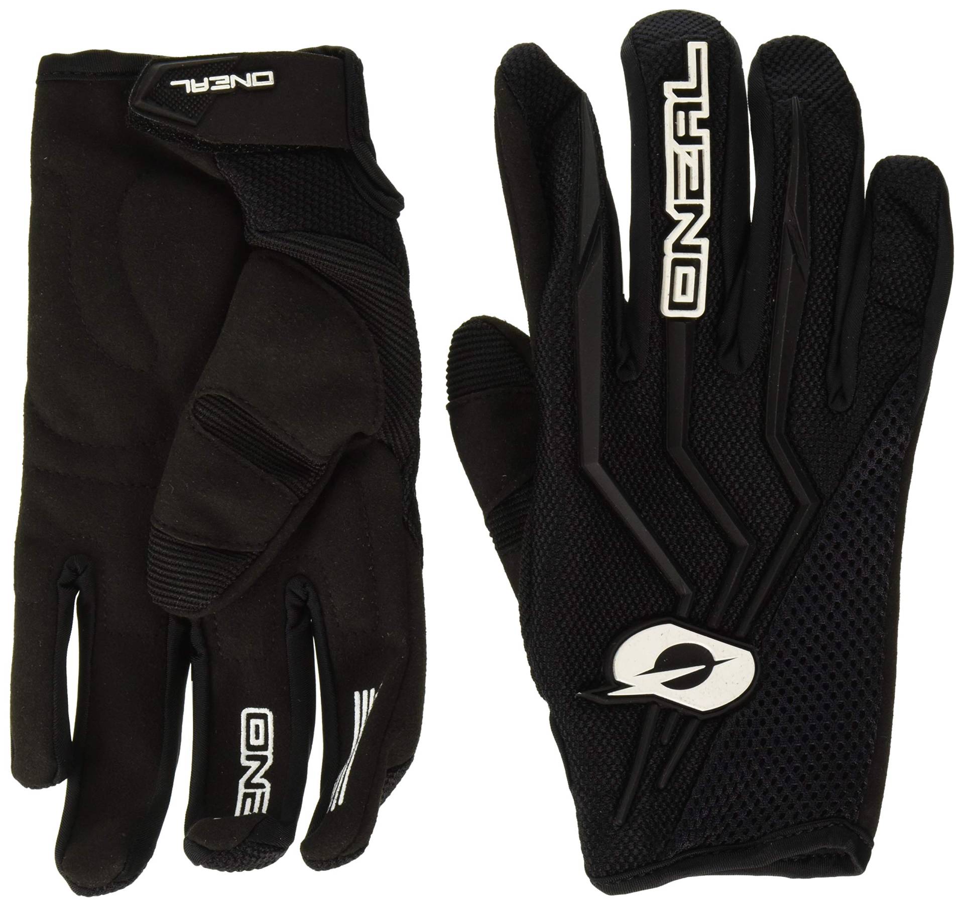 O'NEAL | Fahrrad- & Motocross-Handschuhe | MX MTB Mountainbike Enduro Motorrad | Sichere Passform, Ergonomische Polsterung, TPR-Streifen | Element Glove | Erwachsene | Schwarz | Größe M von O'NEAL