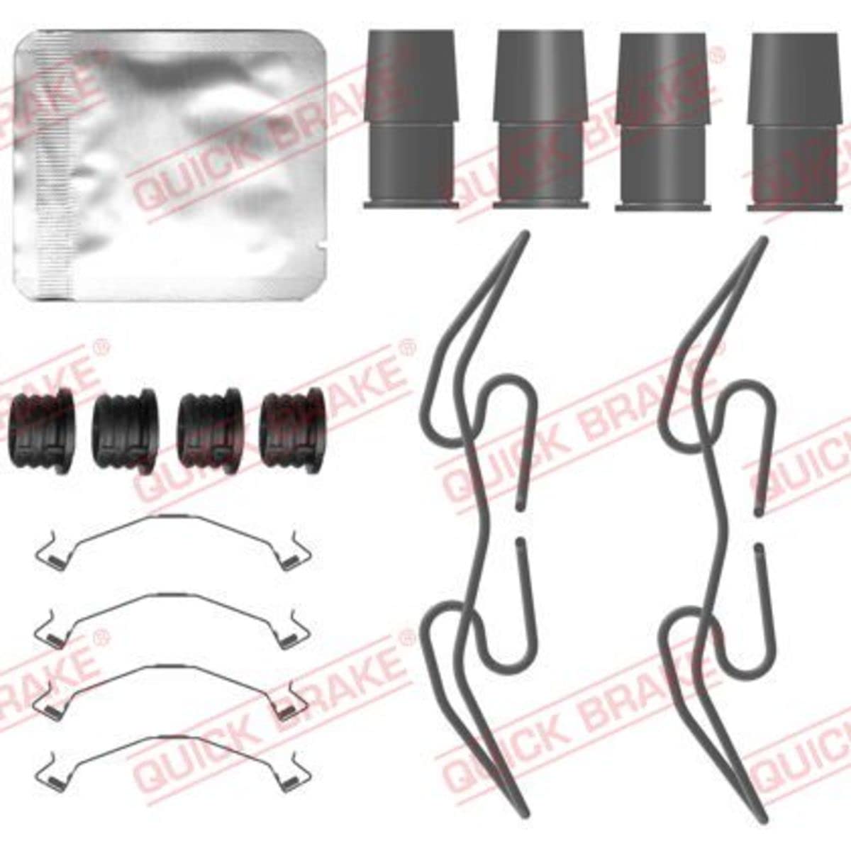 Zubehörsatz, Scheibenbremsbelag QUICK BRAKE 109-0134 Zubehörsatz, Scheibenbremsbelag QUICK BRAKE 109-0134 von O.J.D. QUICK BRAKE