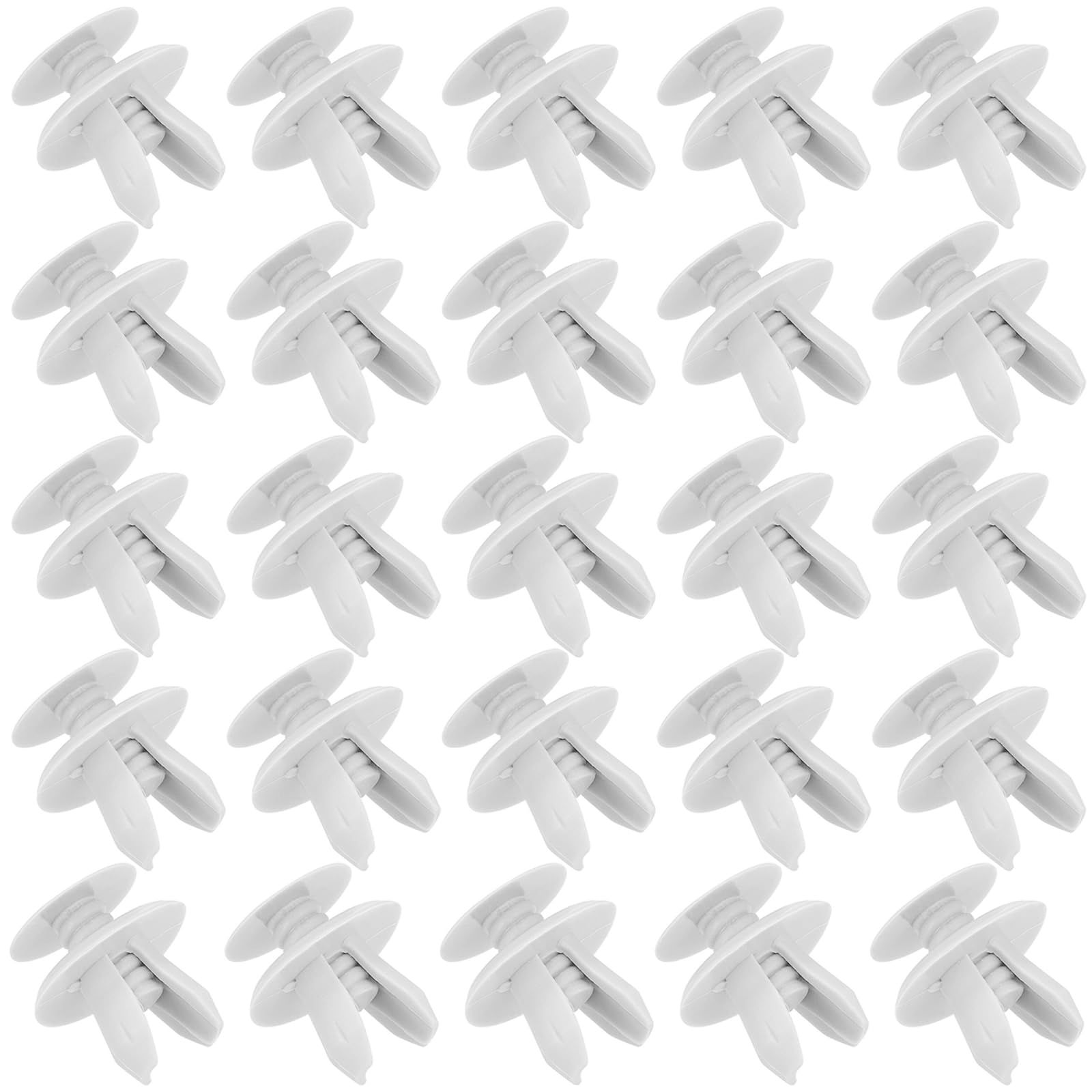 25 Stück Auto Befestigung Clips,Türverkleidung Clips,Auto Clips,Innenausstattung Befestigung Clips,Universal Türverkleidung Klammern Stoßstangen Zierleisten Befestigungclips Plastikklips Set-8mm von O5O2