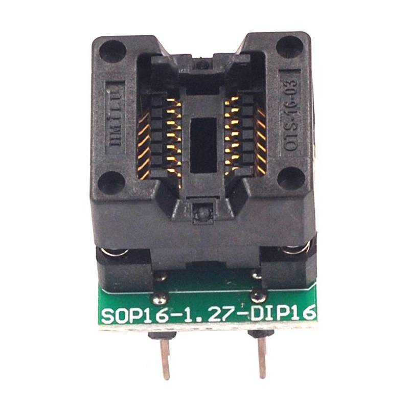 Haltbarkeit SOP16 Bis DIP16 IC Programmierer Adapter Mit IC Socket Für Die Vielseitigkeitschip Programmierung Verwenden Sie Den Stiftabstand 1.27 Mm von OAJABBGE