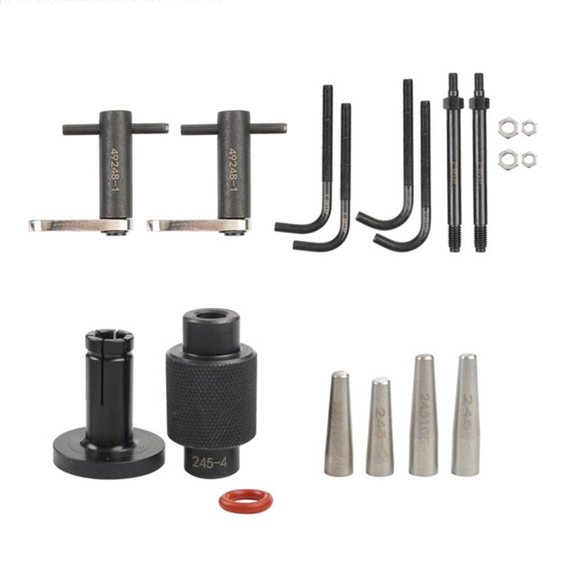 OAJABBGE Professionelle Kraftstoffe Injectors Rails Remover & Dichtwerkzeugfahrzeugfahrzeugleistung Verbesserungstool Für Automotoren Wartungen von OAJABBGE