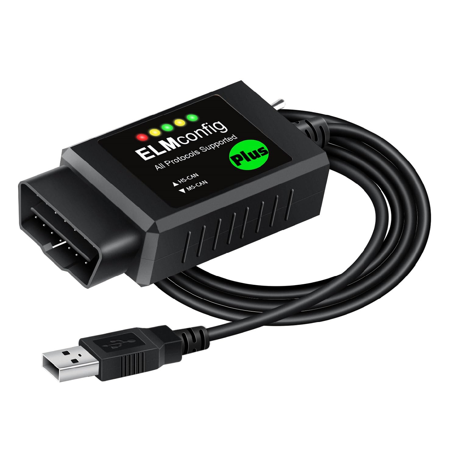 FORScan ELMconfig OBD2 Adapter - USB Scanner mit (MS/HS) CAN Schalter mit Ford F150 F250- Professionelles OBDII Diagnose Scan Tool für Lincoln und Mazda von OBDResource