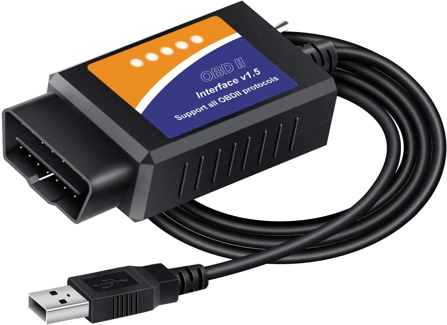 Forscan ELMconfig OBD2 Adapter - USB Scanner mit MS-CAN/HS-CAN Schalter - Professionelles OBDII Diagnose Scan Tool für Ford und Mazda von OBDResource