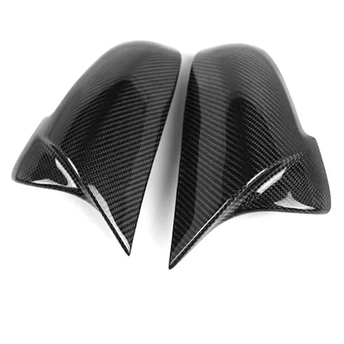 ABS+Kohlenstofffaser Rückspiegel | Kompatibel Mit BMW 1 2 Serie X1 Z4 G29 F40 F45 F46 F48 2016-2022 | Gehäuse Seitenspiegel Gehäuse Rückspiegel Abdeckung(Style Carbon Side) von OBLIBQOE