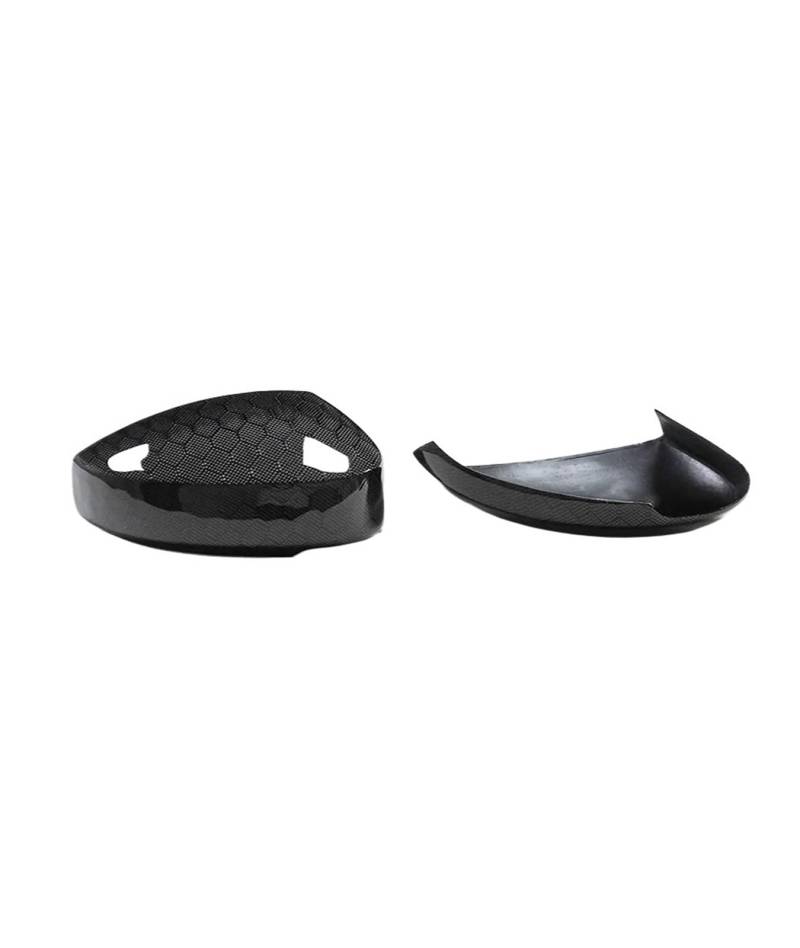 Add-On Style Carbonfaser-Rückspiegelabdeckungsaufkleber | Kompatibel Mit Nissan 350Z Z33 2003-2007 | Auto-Rückspiegelabdeckungen Aus Fiberglas(Style B hexagon) von OBLIBQOE