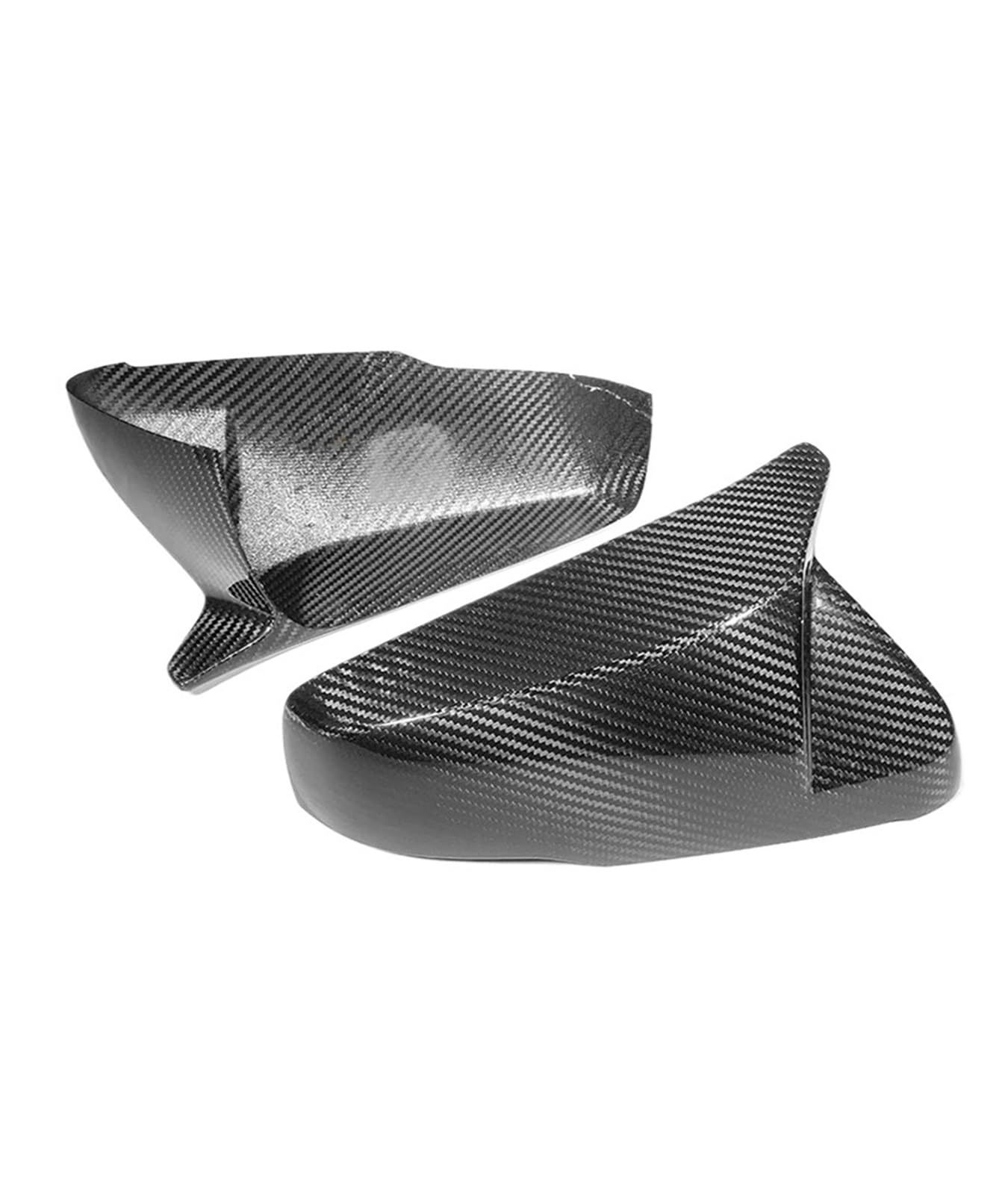 Hinzufügen/Ersetzen Der Carbonfaser-Seitentür-Rückspiegelabdeckung Im Autostil | Kompatibel Mit Cadillac CTS 2014-2016 CT5 2020-2022 CT6 2016-2022(D) von OBLIBQOE