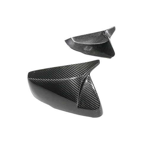 Hinzufügen/Ersetzen Der Carbonfaser-Seitentür-Rückspiegelabdeckung Im Autostil | Kompatibel Mit Cadillac CTS 2014-2016 CT5 2020-2022 CT6 2016-2022(D OX Horn add on) von OBLIBQOE