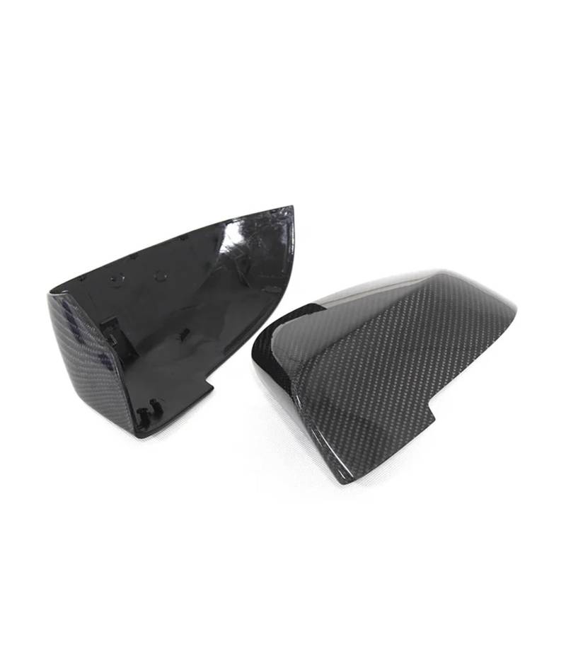 Hinzufügen/Ersetzen OEM/OX Horn Carbon Fiber Seitenspiegel Abdeckung | Kompatibel Mit BMW 5 6 7 Serie F10 2014-2017 F01 F02 13-15 F06 F12 F13 2016-ON(B OEM replace) von OBLIBQOE