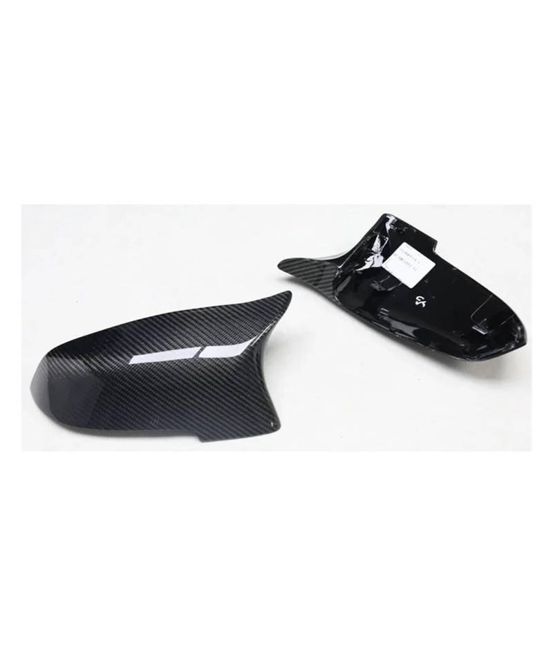 Hinzufügen/Ersetzen OEM/OX Horn Carbon Fiber Seitenspiegel Abdeckung | Kompatibel Mit BMW 5 6 7 Serie F10 2014-2017 F01 F02 13-15 F06 F12 F13 2016-ON(C OX Horn replace) von OBLIBQOE