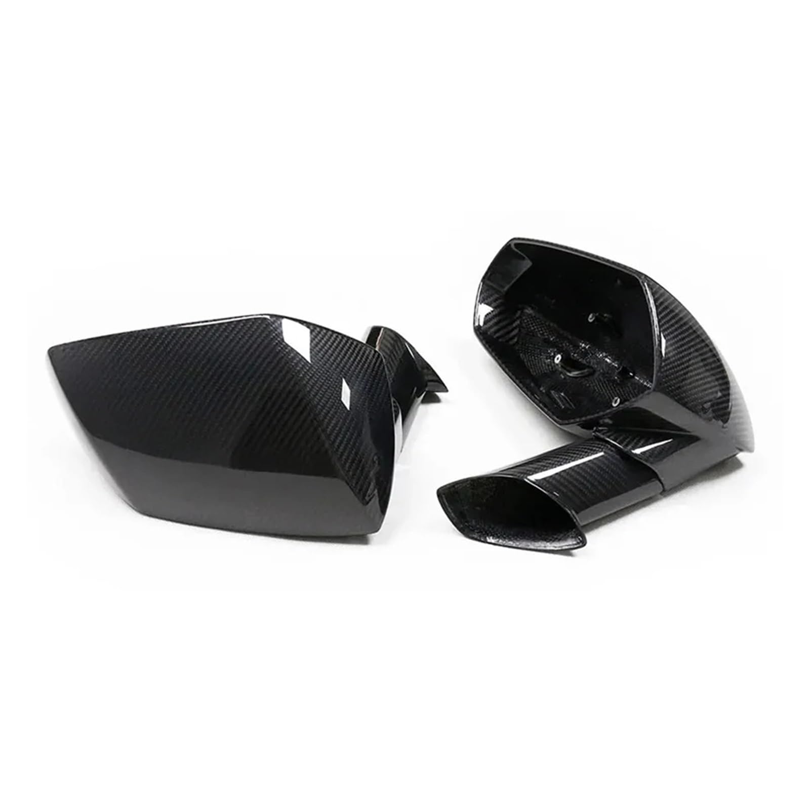 Karosserie-Kit For Rückspiegelgehäuse Aus Trockenem Carbon | Kompatibel Mit Lamborghini Aventador LP700 LP720 LP750 700 720 | Rückspiegelabdeckung Im Zusatz-/Ersatzstil(Dry Carbon fiber) von OBLIBQOE