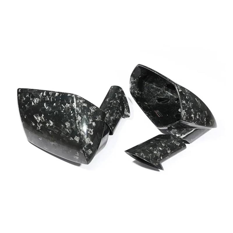 Karosserie-Kit For Rückspiegelgehäuse Aus Trockenem Carbon | Kompatibel Mit Lamborghini Aventador LP700 LP720 LP750 700 720 | Rückspiegelabdeckung Im Zusatz-/Ersatzstil(Forged Carbon) von OBLIBQOE