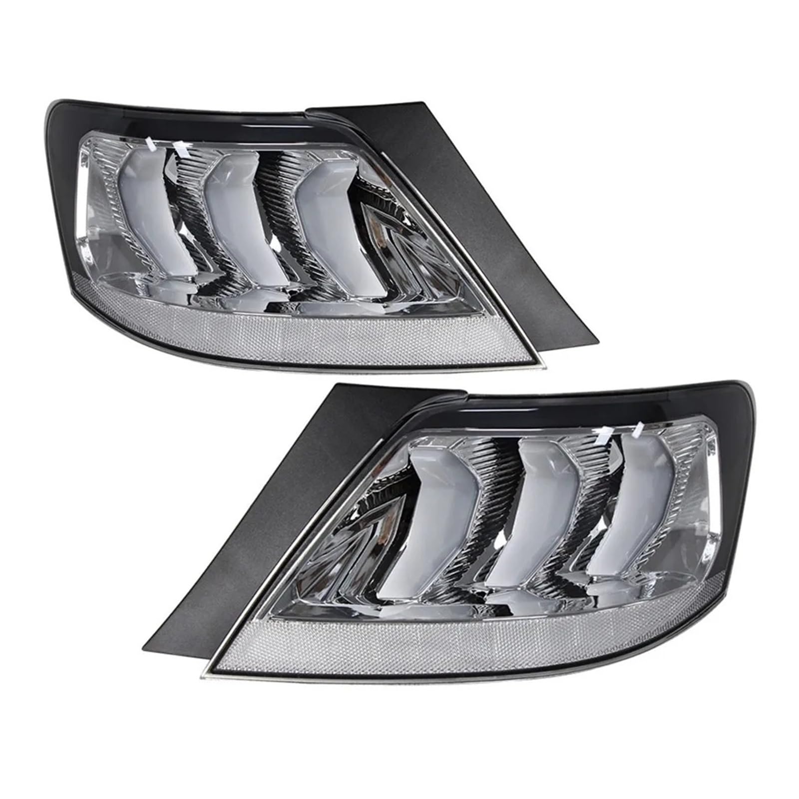 OBLIBQOE Auto-Rücklichtbaugruppen, Kompatibel Mit Toyota Mark X Reiz 2005–2009, LED-Bremsblinkerlampe, Plug-and-Play(LED Tail Light white) von OBLIBQOE
