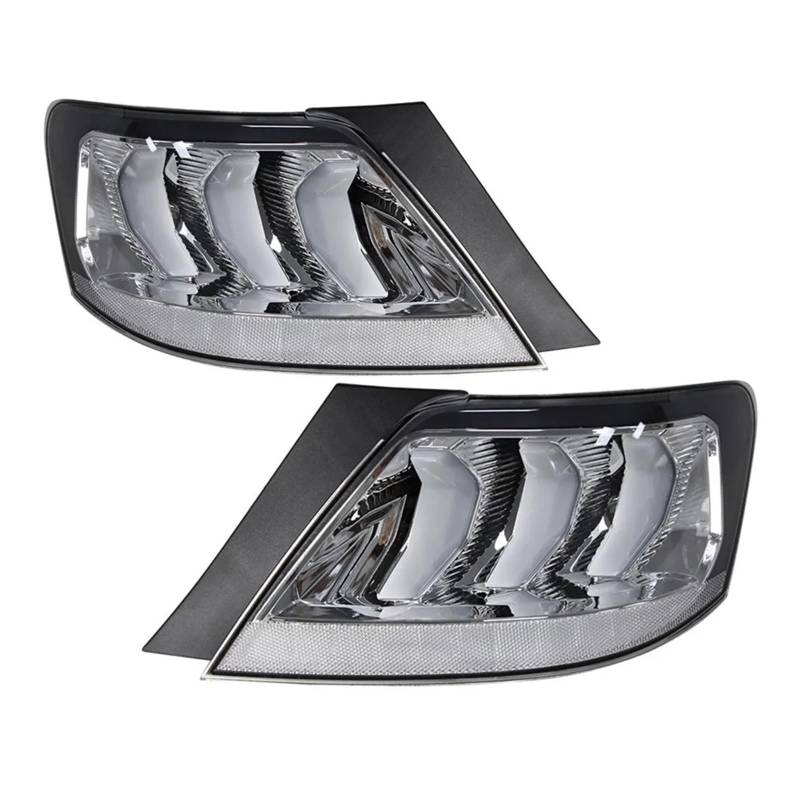 OBLIBQOE Auto-Rücklichtbaugruppen, Kompatibel Mit Toyota Mark X Reiz 2005–2009, LED-Bremsblinkerlampe, Plug-and-Play(LED Tail Light white) von OBLIBQOE