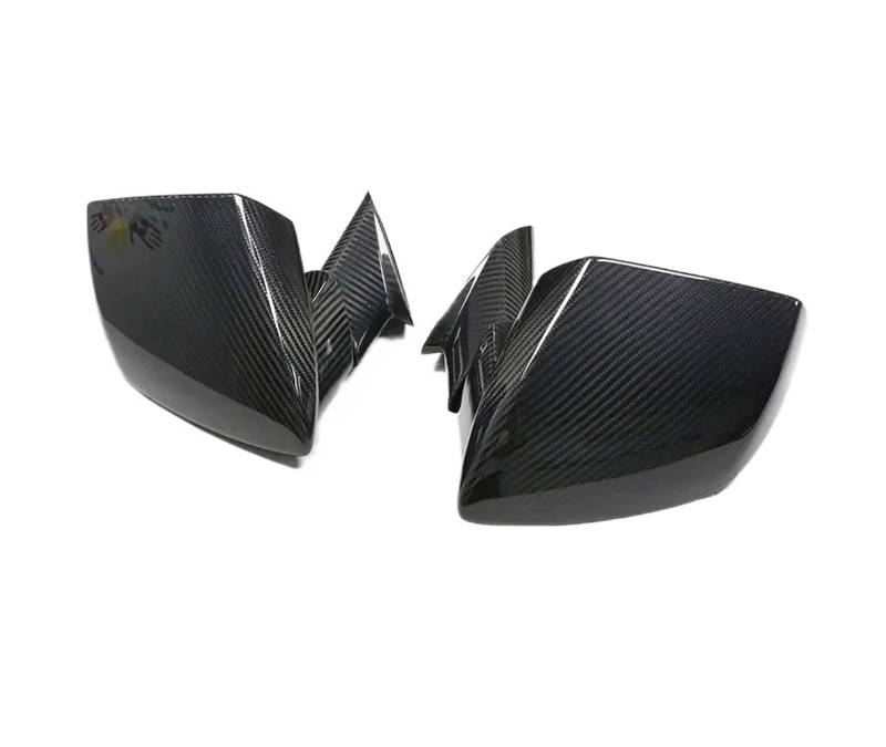Rückspiegelgehäuseabdeckung Aus Trockener Kohlefaser | Kompatibel Mit Lamborghini Huracán EVO Gallardo LP580 LP610 LP550 570 610 | Muscheln Rückspiegelkappe(Twill Dry Carbon) von OBLIBQOE