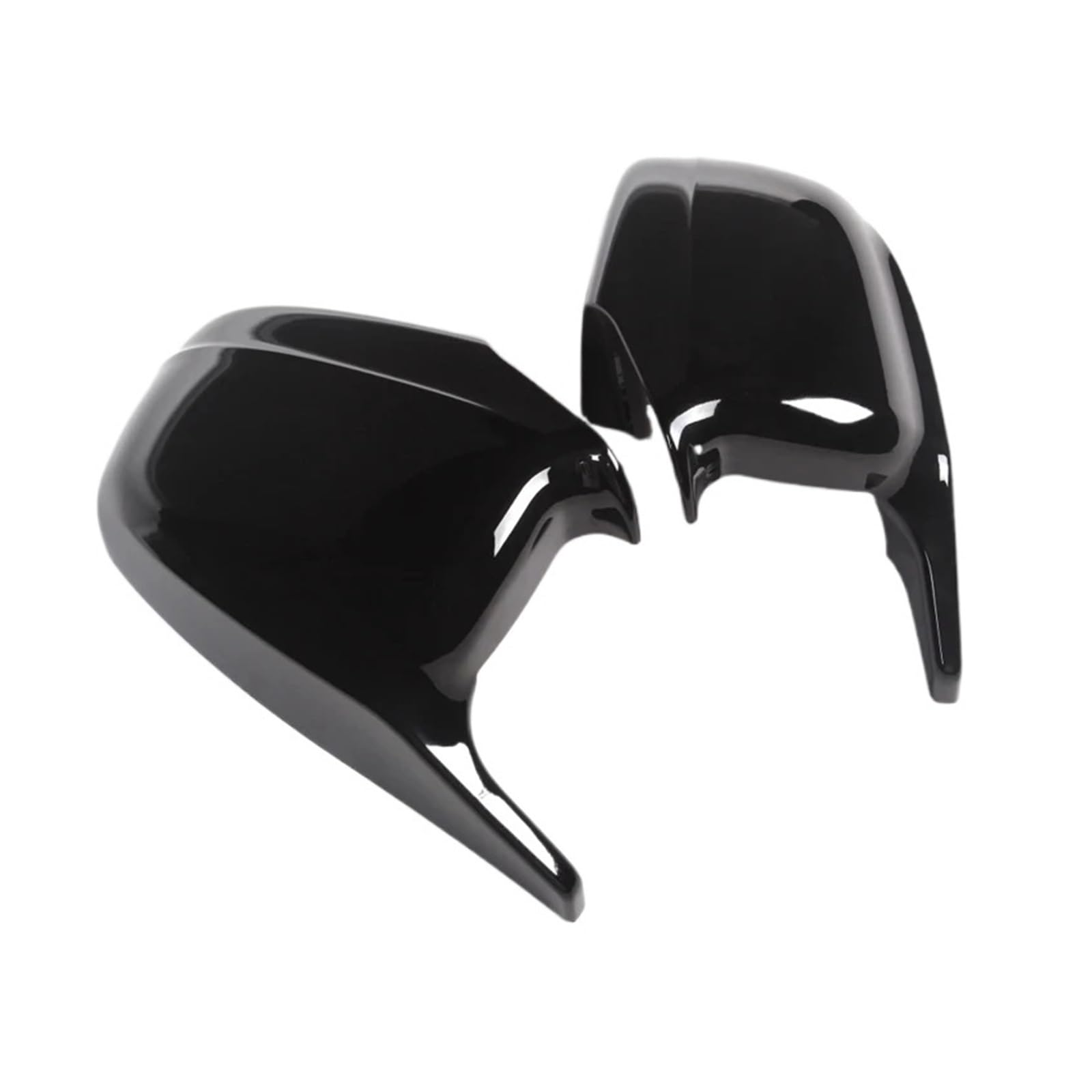 Seitenspiegel-Abdeckkappen Aus Echtem Carbon | Kompatibel Mit BMW 5 Serie F10 F11 F18 525 530 2009-2013 | Rückspiegelgehäuse-Abdeckung, Autozubehör(Gloss black) von OBLIBQOE
