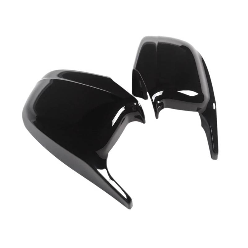 Seitenspiegel-Abdeckkappen Aus Echtem Carbon | Kompatibel Mit BMW 5 Serie F10 F11 F18 525 530 2009-2013 | Rückspiegelgehäuse-Abdeckung, Autozubehör(Gloss black) von OBLIBQOE