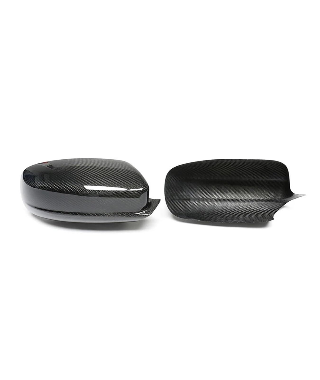 Seitentür-Rückspiegelabdeckung Aus Kohlefaser/Vollcarbon | Kompatibel Mit Dodge Charger 2011-2021 | Auto-Ersatz-Rückspiegelabdeckungen(Style A 3K) von OBLIBQOE