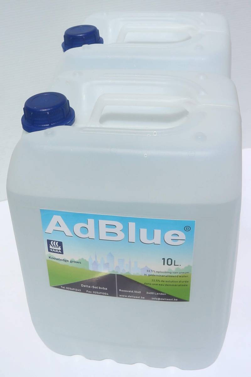 AdBlue 20 Liter für Diesel | Ad Blue 2x10 Liter | Kanister mit Ausgießer | für alle Automarken mit SCR Technologie | ISO 22241 von OC-PRO
