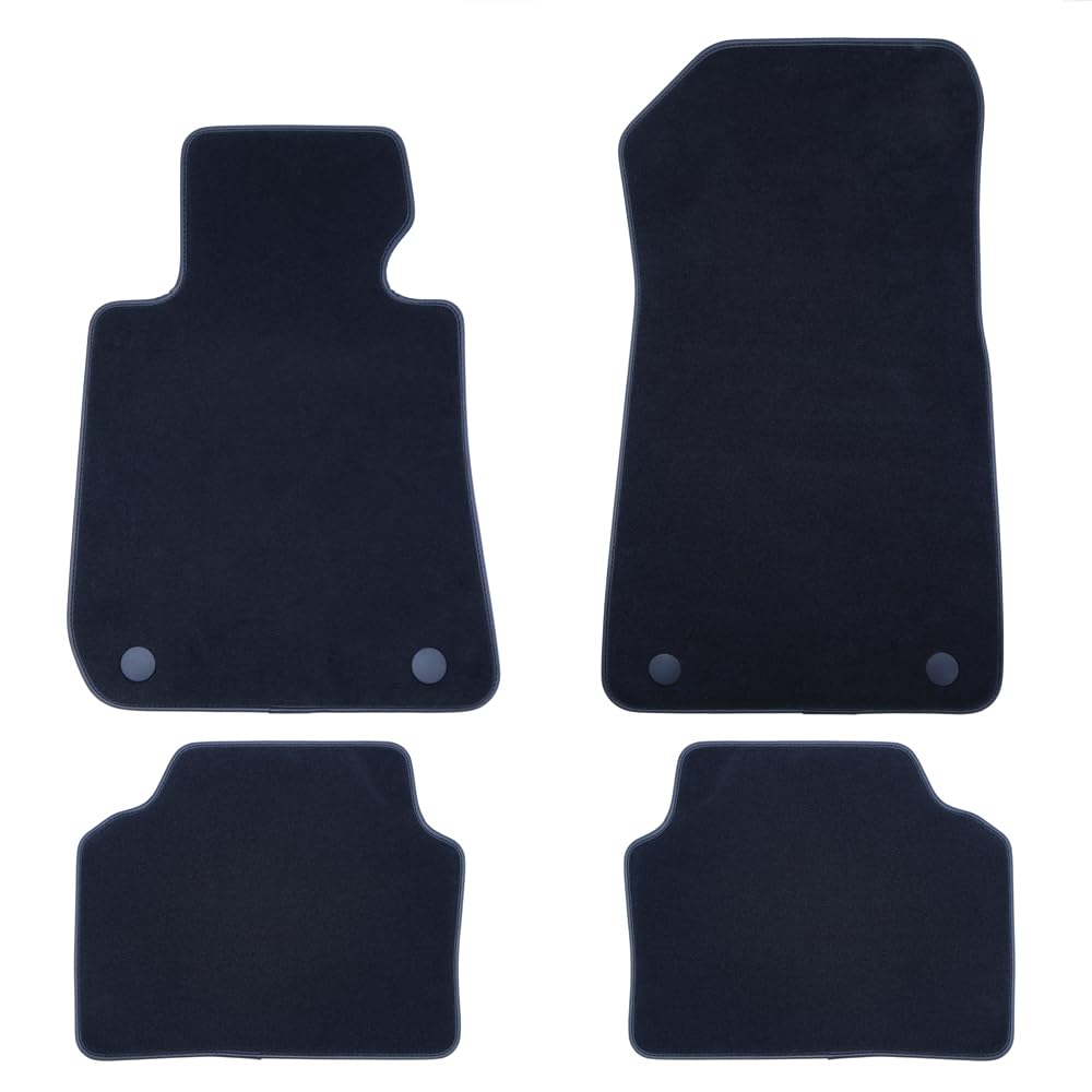 OCC DESIGN - Fußmatten, Fußmatten nach Maß, passend für BMW E90 SERIE 3 SEDAN (2005-2011), hochwertiger Teppich, Velours/Polypropylen, Originalverankerung, rutschfest, Seitenschutz, 5 Stück. von OCC DESIGN