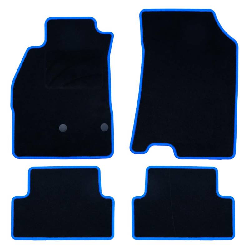 OCC DESIGN - Fußmatten, Teppiche nach Maß, kompatibel mit Renault Megane III (2009-2016), hochwertiger Teppich, Velours/Polypropylen, Original Anker, rutschfester Rücken, Fersenkappe, 5 Stück von OCC DESIGN