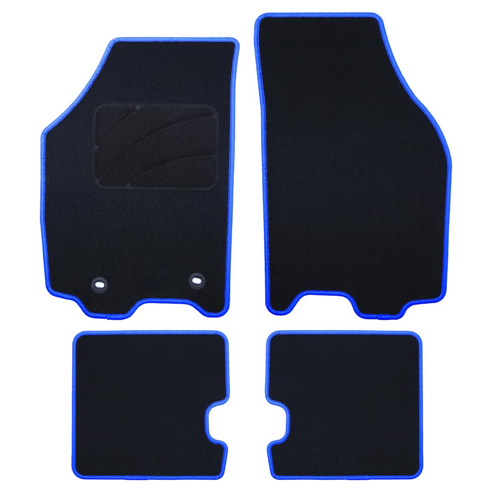 Teppich für Lancia Ypsilon (2006-2011), 5 Stück, Blauer Rand von OCC DESIGN