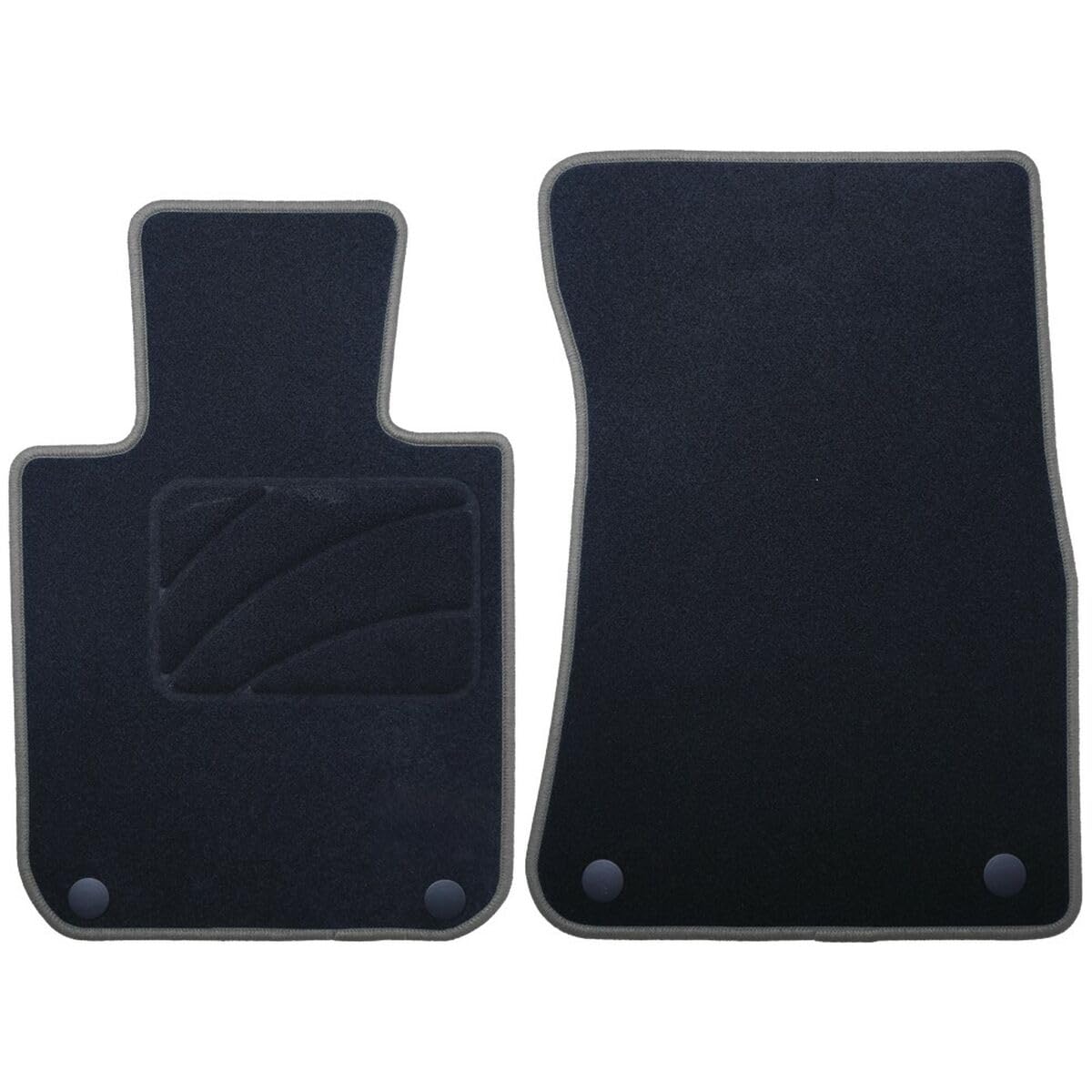 Passgenaue Fußmatte für BMW E89 Z4 (2009-2019), 2 Stück, dunkelgrau von OCCDESIGN