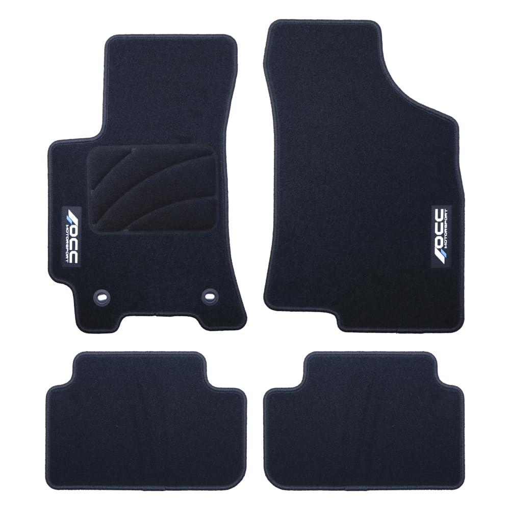 Passgenaue Fußmatte für Daewoo Lanos (1997-2002), 5 Stück, mit OCC-Logo von OCCDESIGN