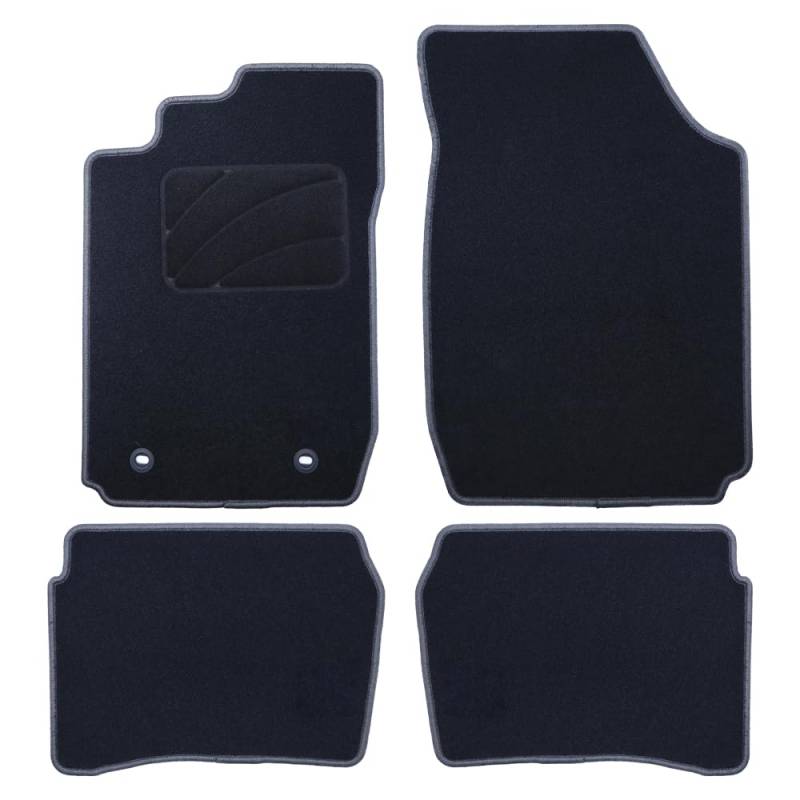 Passgenaue Fußmatte für Toyota Corolla (1997-2002), 5 Stück, dunkelgrau von OCCDESIGN