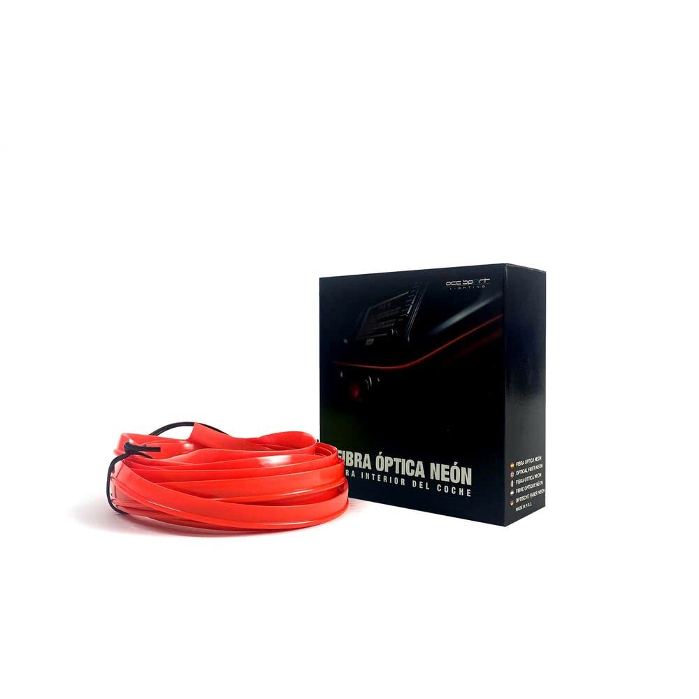 TIRA DE ALAMBRE DE NEÓN DE FIBRA ÓPTICA COLOR ROJO von OCCSPORT