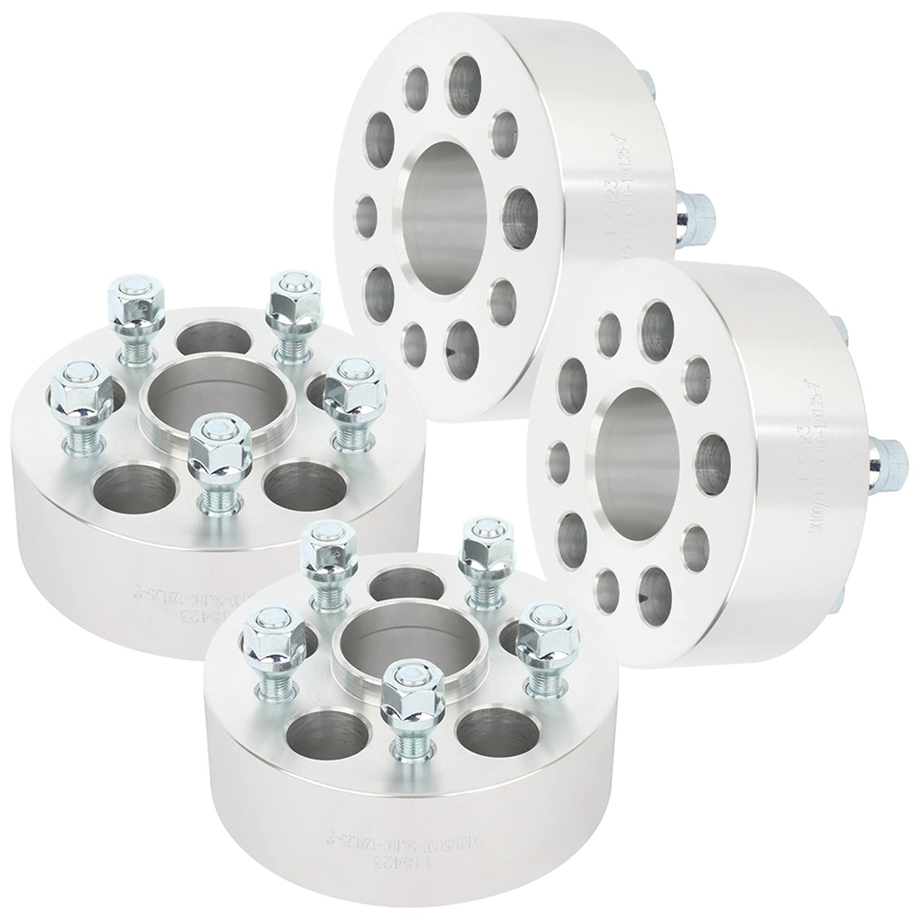OCPTY 5 Ösen, 4 Stück, 50 mm dick, 5 x 100 mm bis 5 x 100 mm, 12 x 1,5 Bolzen, Spurverbreiterungen für Scion Subaru OCPTY 5 Ösen, 4 Stück, 50 mm dick, 5 x 100 mm bis 5 x 100 mm, 12 x 1,5 Bolzen, Spurverbreiterungen für Scion Subaru von OCPTY