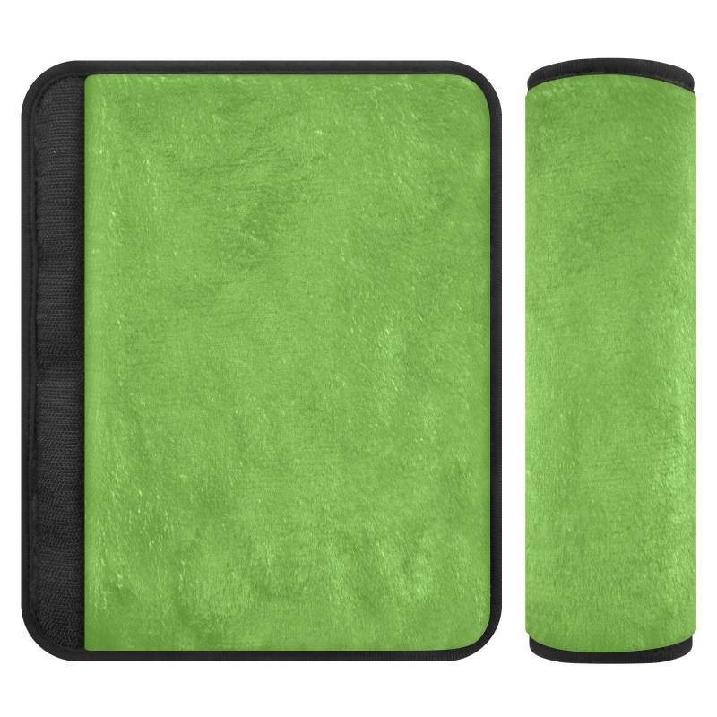ODAWA Laub Grün Auto Gurtpolster Gurtpolster Polster Schulterriemen Pad 2 Pack 6.5x6.5 Zoll von ODAWA