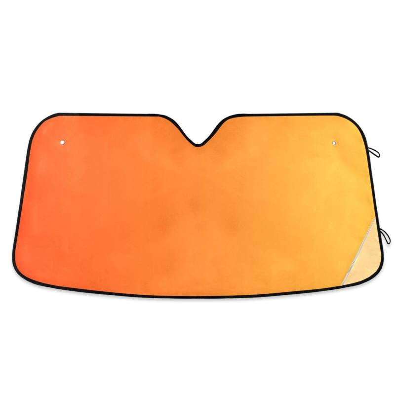 Orange Gradient Auto Windschutzscheibe Sonnenschutz Automotive Fenster Sonnenblenden schützen Ihr Auto von ODAWA