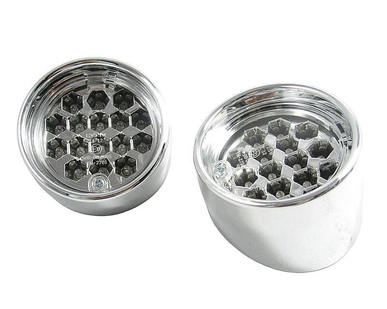 ODF LED Rücklicht chrom kompatibel mit Aprilia SR50 97-05 von ODF