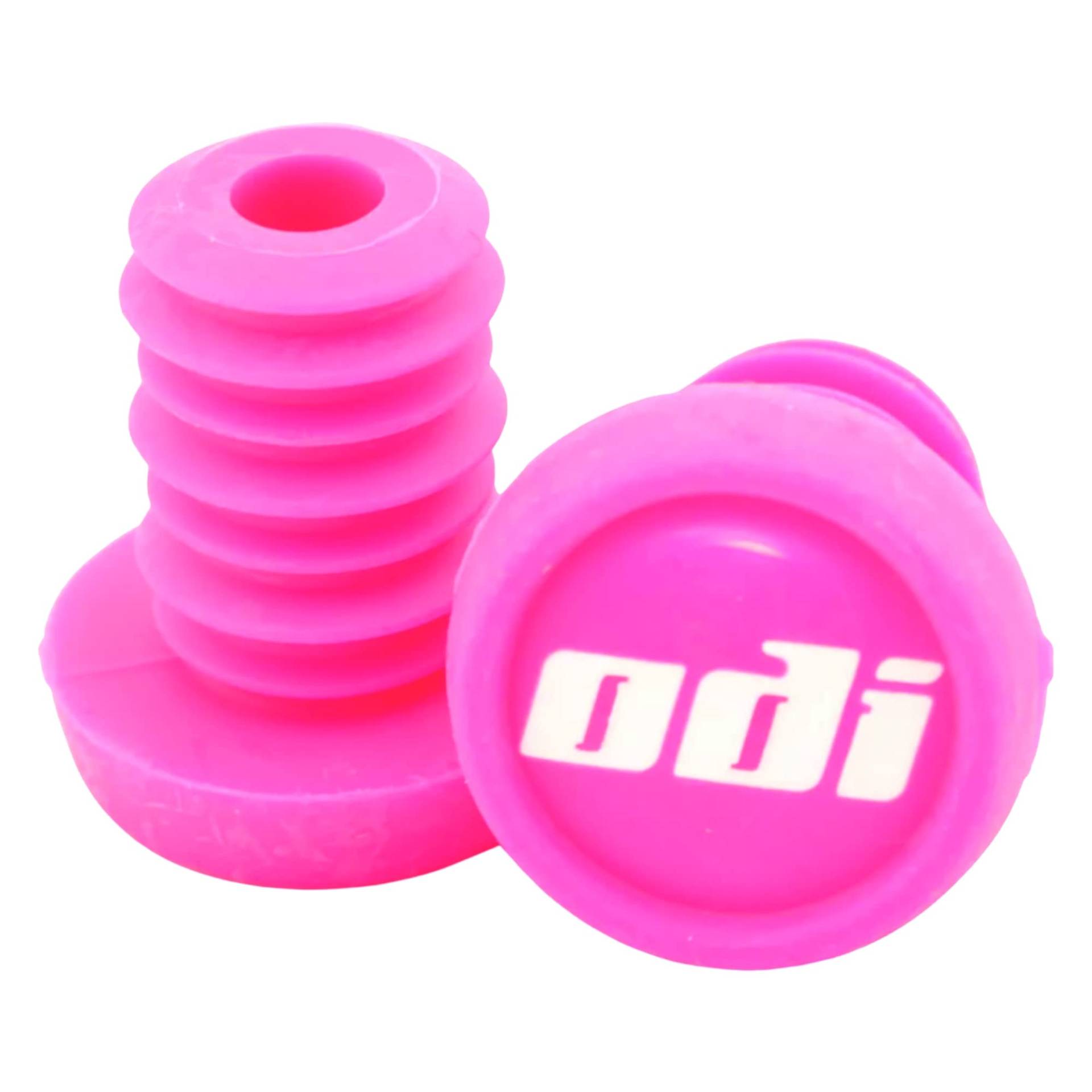ODI Barend Plug Ersatz Lenker Enden Stopfen 1 Paar (2St) + Fantic26 Sticker (Pink) von ODI
