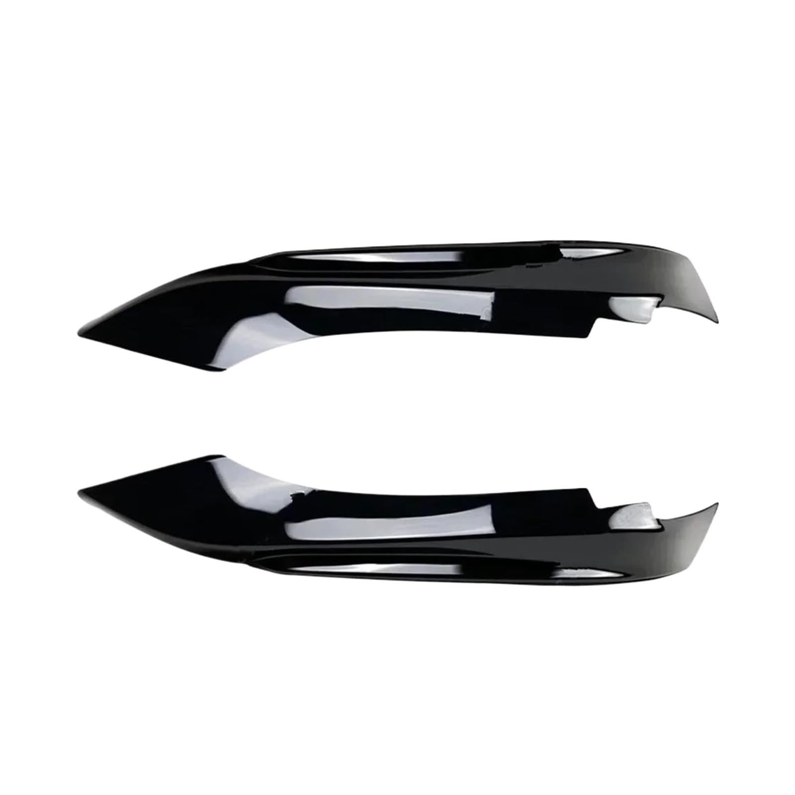 Frontspoiler 2 Stück MP Style Frontspoilerlippe Splitter Für F32 F33 F36 4er Serie 2014-2020 Nur Für Sport- Und Tech-Modelle Spoilerlippe(Gloss Black) von ODKBFG