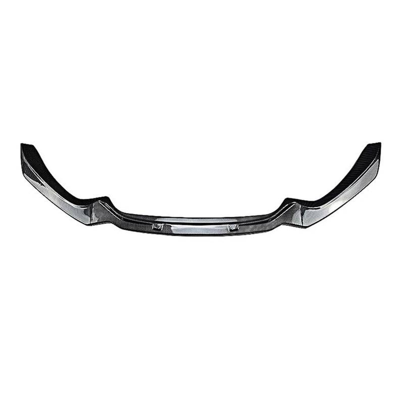 Frontspoiler 3 PCS Auto Frontstoßstange Lip Spoiler Glänzend Schwarz Oder Carbon Fiber Look Body Kit Für 1 Serie F20 F21 2015~2019 Spoilerlippe(Kohlefaser-Optik) von ODKBFG