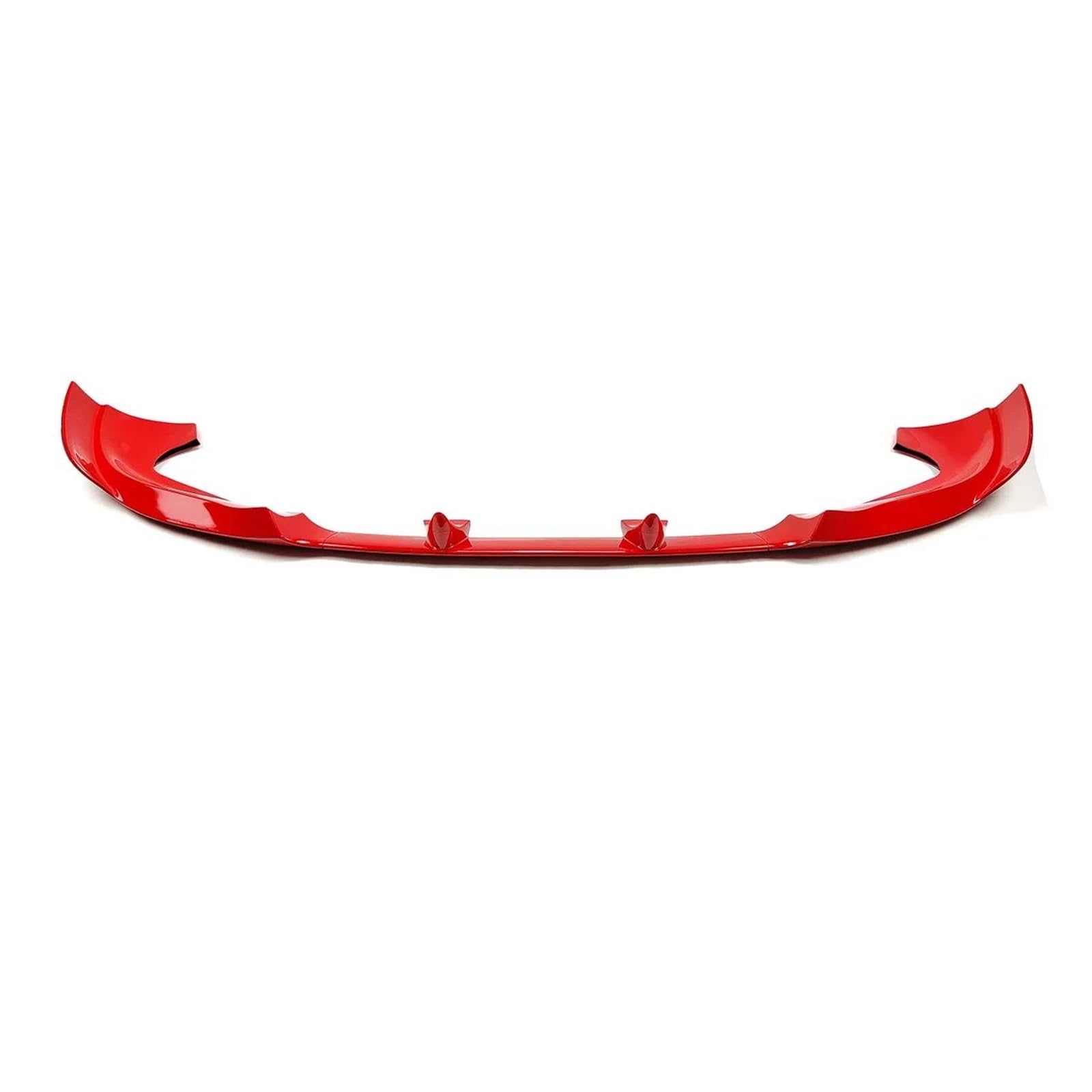 Frontspoiler 3 STÜCKE Auto Frontspoilerlippe Splitter Spoiler Carbon Fiber Style Body Kit Weiß Rot Für Jeep Für Grand Für Cherokee Für SRT 2012-2016 SRT8 Spoilerlippe(Rot) von ODKBFG