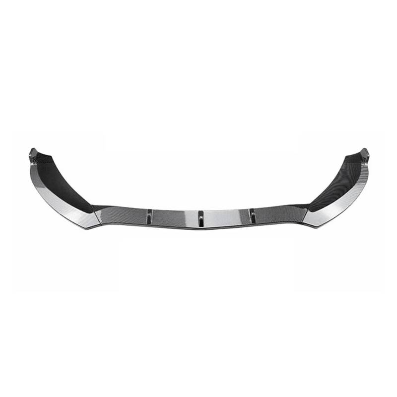 Frontspoiler 3 STÜCKE Auto Vorderen Stoßfänger Lippe Glänzend Schwarz Für Benz C Klasse Spoiler Splitter W205 C300 C160 C200 C350e C260 Für AMG 2015-2018 Spoilerlippe(Kohlefaser-Stil) von ODKBFG