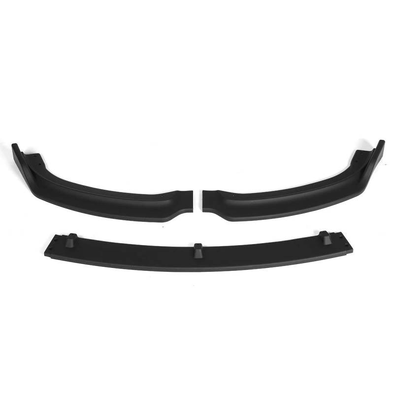 Frontspoiler 3 STÜCKE Für 3er F30 F35 2016-2019 Auto Frontstoßstange Splitter Lippe Diffusor Spoiler Schutzabdeckung Schutz Deflektorlippen Spoilerlippe(Matt-schwarz) von ODKBFG