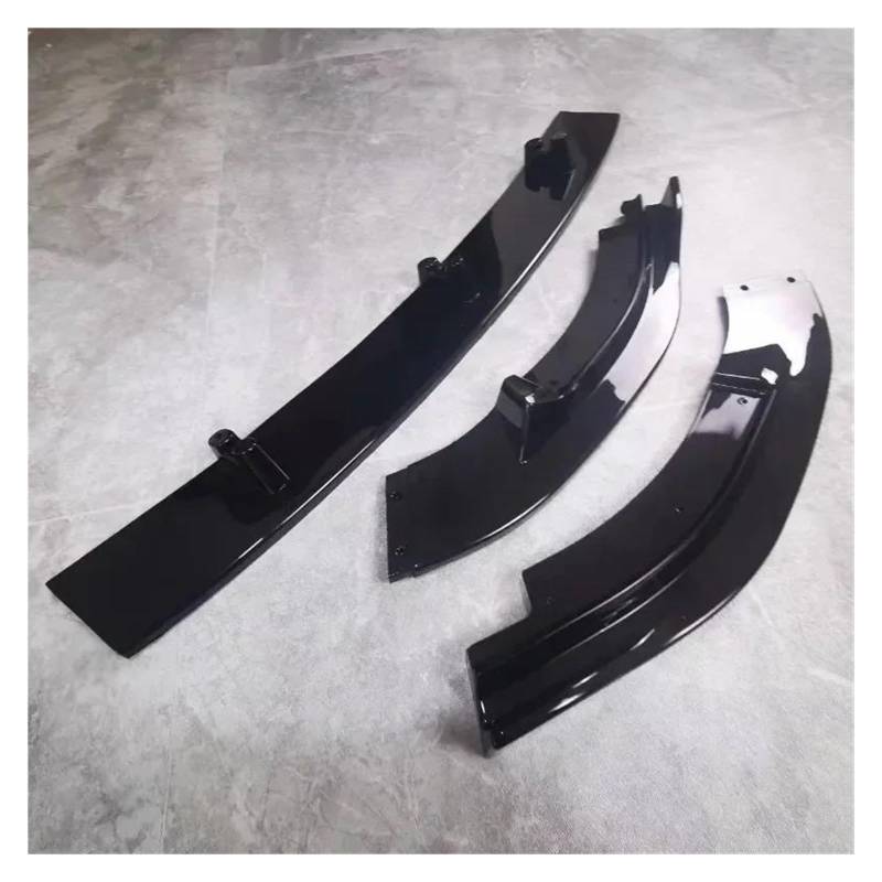Frontspoiler 3 STÜCKE Für VW Für Golf MK6 Für GTI Für GTD 2009-2013 Auto Frontspoilerlippe Spoiler Splitter Frontspoilerlippe Kinn Spoiler Bodykits Spoilerlippe von ODKBFG