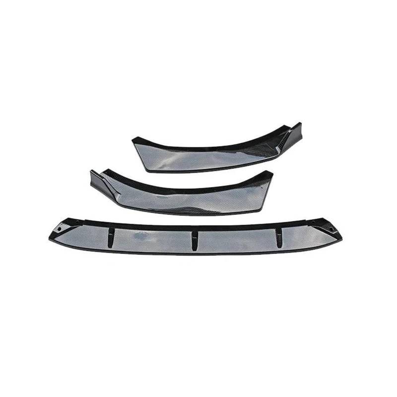 Frontspoiler 3 Stück Für KIA K5 2020-2021 Front Stoßstange Spoiler Trim Lip Front Stoßstange Lip Carbon Faser Look Glänzend Look Spoilerlippe(Carbon Look) von ODKBFG