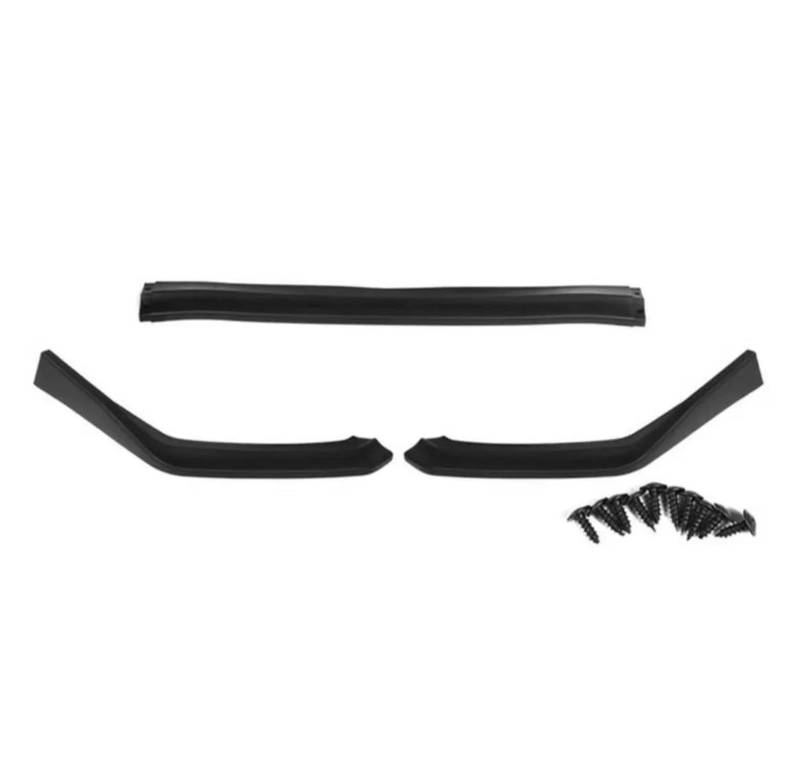 Frontspoiler 3 Stücke Für Subaru Für WRX Für STI 2015-2019 Auto Front Stoßstange Splitter Lippe Kinn Spoiler Diffusor Stoßstange Body Kit Carbon Look Spoilerlippe(Matt-schwarz) von ODKBFG
