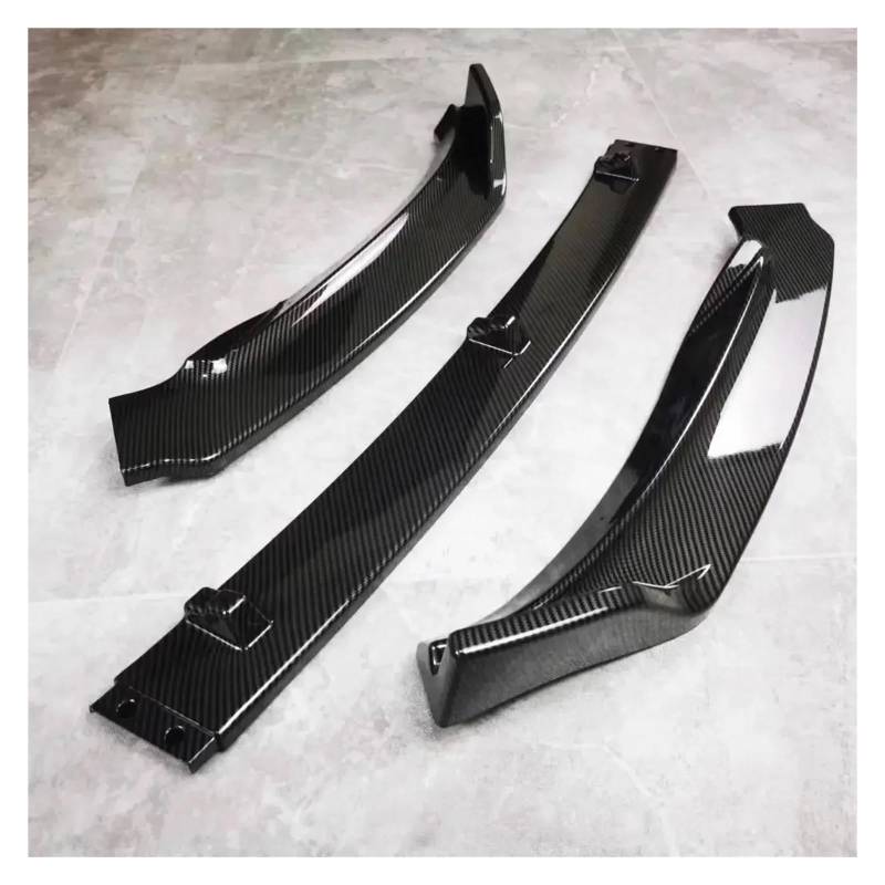 Frontspoiler 3 Stücke Für VW Für Passat B8 2014-2019 Auto Vorderen Stoßfänger Lip Spoiler Limousine Stoßstange Lip Guards Abdeckung Front Lip Cap Spoiler Bodykit Spoilerlippe(Carbon Look) von ODKBFG