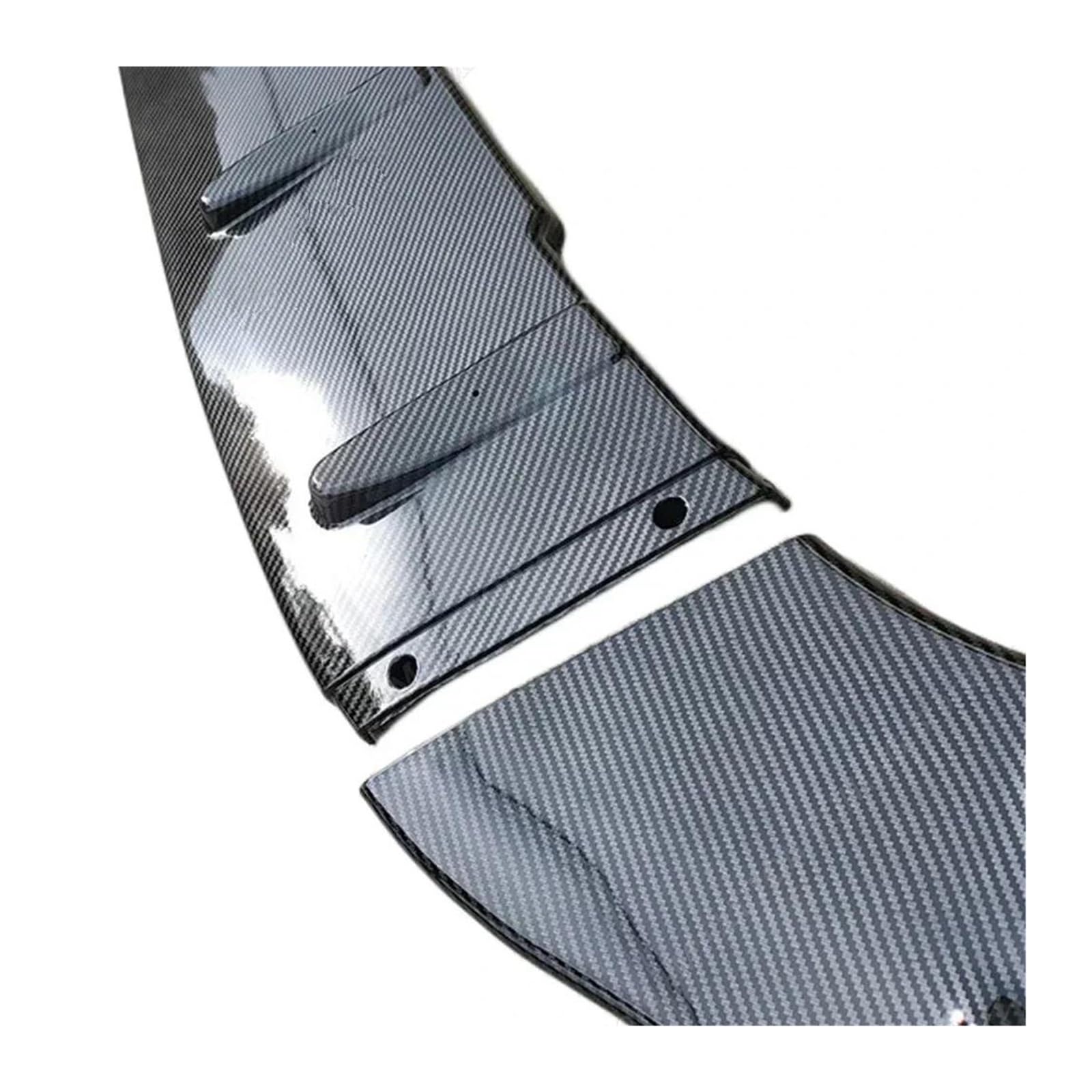 Frontspoiler 3-teilig Für VW Für Golf MK7 MK7.5 R Für GTI Für GTD Für Line 12-19 Lippenspoiler-Diffusor-Bodykit Für Frontstoßstangensplitter Im Maxton-Stil Spoilerlippe(Carbon Look) von ODKBFG