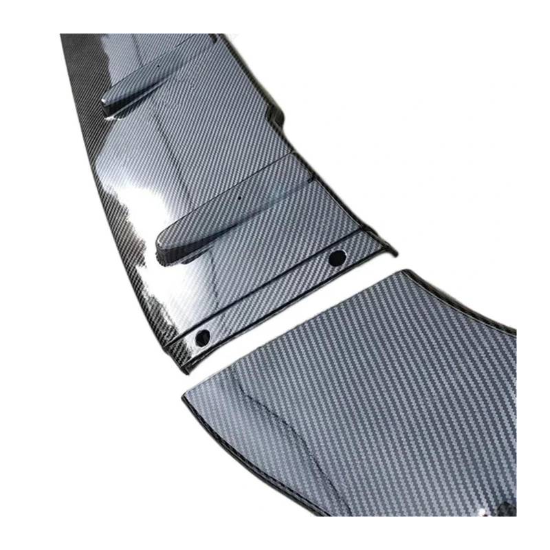 Frontspoiler 3-teilig Für VW Für Golf MK7 MK7.5 R Für GTI Für GTD Für Line 12-19 Lippenspoiler-Diffusor-Bodykit Für Frontstoßstangensplitter Im Maxton-Stil Spoilerlippe(Carbon Look) von ODKBFG