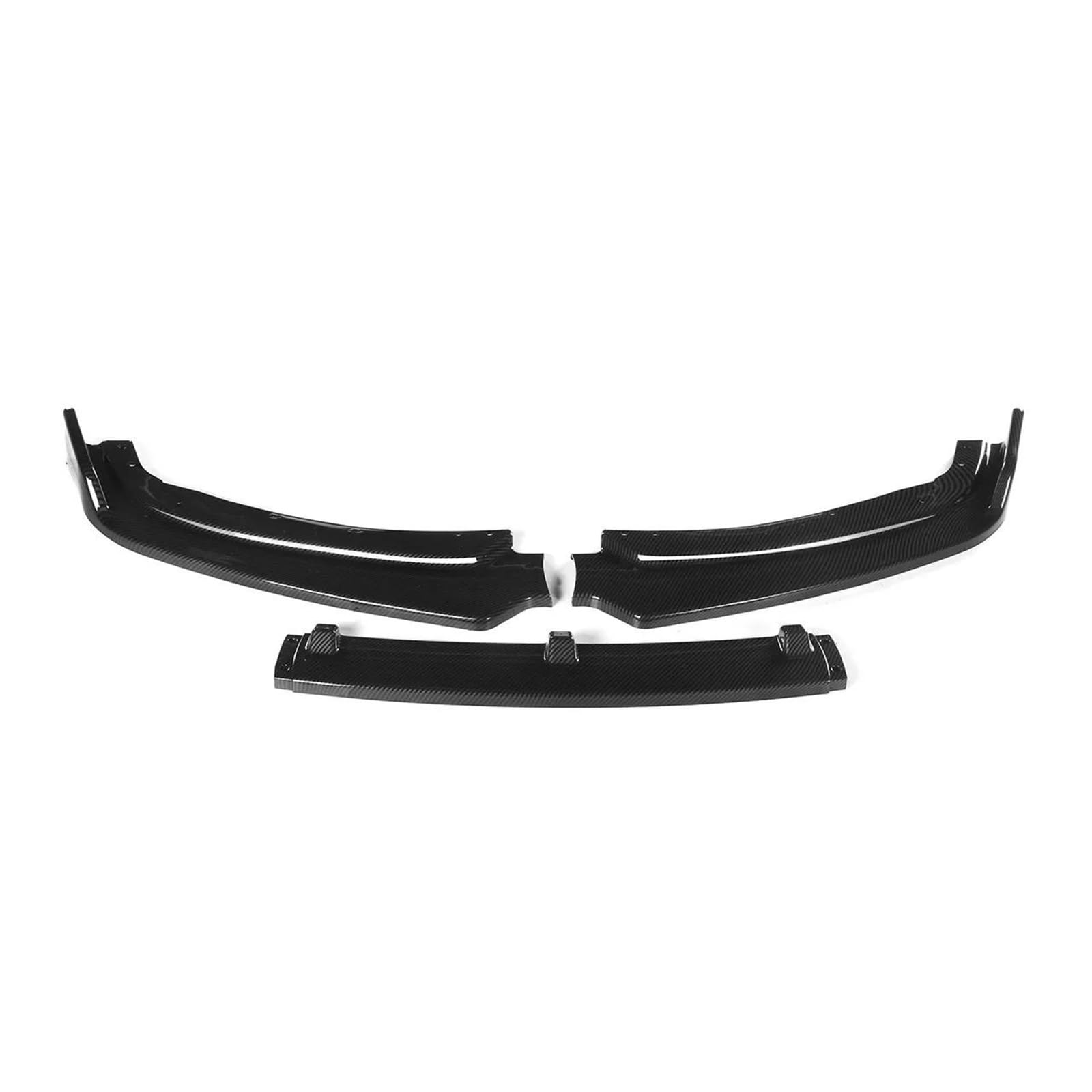 Frontspoiler 3X Auto Front Stoßstange Lip Diffusor Splitter Spoiler Schutz Abdeckung Front Stoßstange Kinn Body Kits Für 3 Serie F30 F35 2012-2015 Spoilerlippe(Kohlefaser-Optik) von ODKBFG